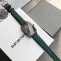 Armani Dark Green Strap Watch — hero