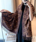 Louis Vuitton Fringed Monogram Scarf — hero