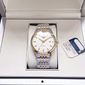 Longines Two Tone Silver White Dial Bracelet Watch — hero