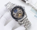 Patek Philippe Silver Black Bracelet Watch — hero