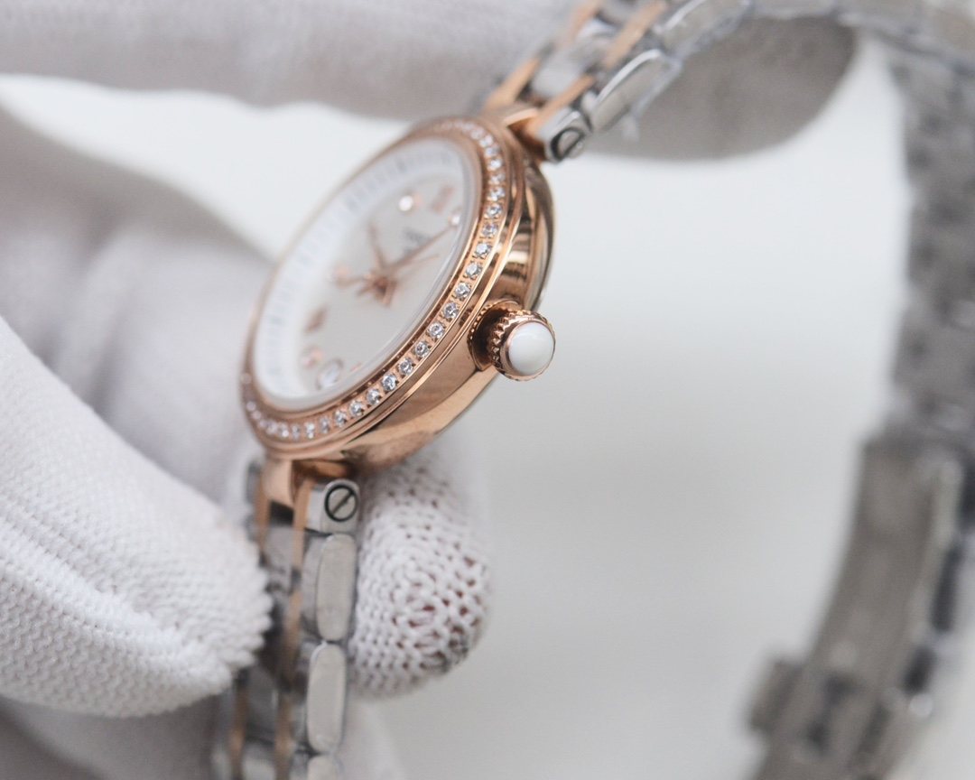 Tissot Two Tone Silver Watch — side