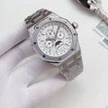 Audemars Piguet White Dial Silver Bracelet Watch — hero