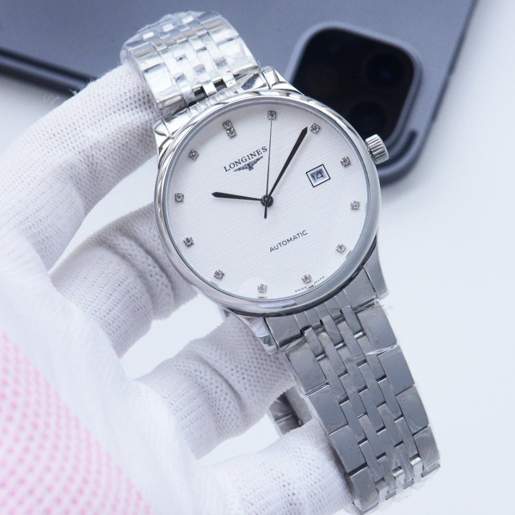 Longines Gold Silver Bracelet Watch — hero