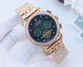 Rolex Rose Gold Green Dial Bracelet Watch — hero