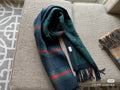 Gucci Green Plaid Wool Scarf — hero