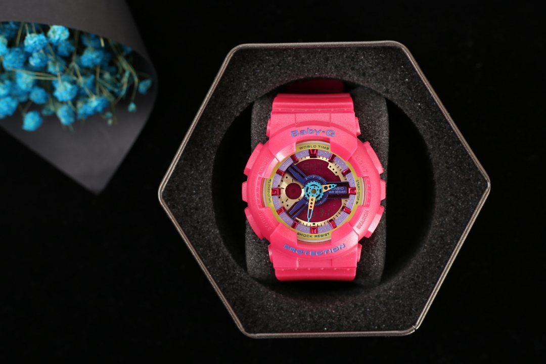 baby-g Pink Gold Dial Watch — hero