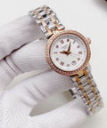 OLEVS White Dial Two-Tone Watch — hero
