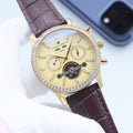 Vacheron Constantin Brown Gold Strap Watch — hero