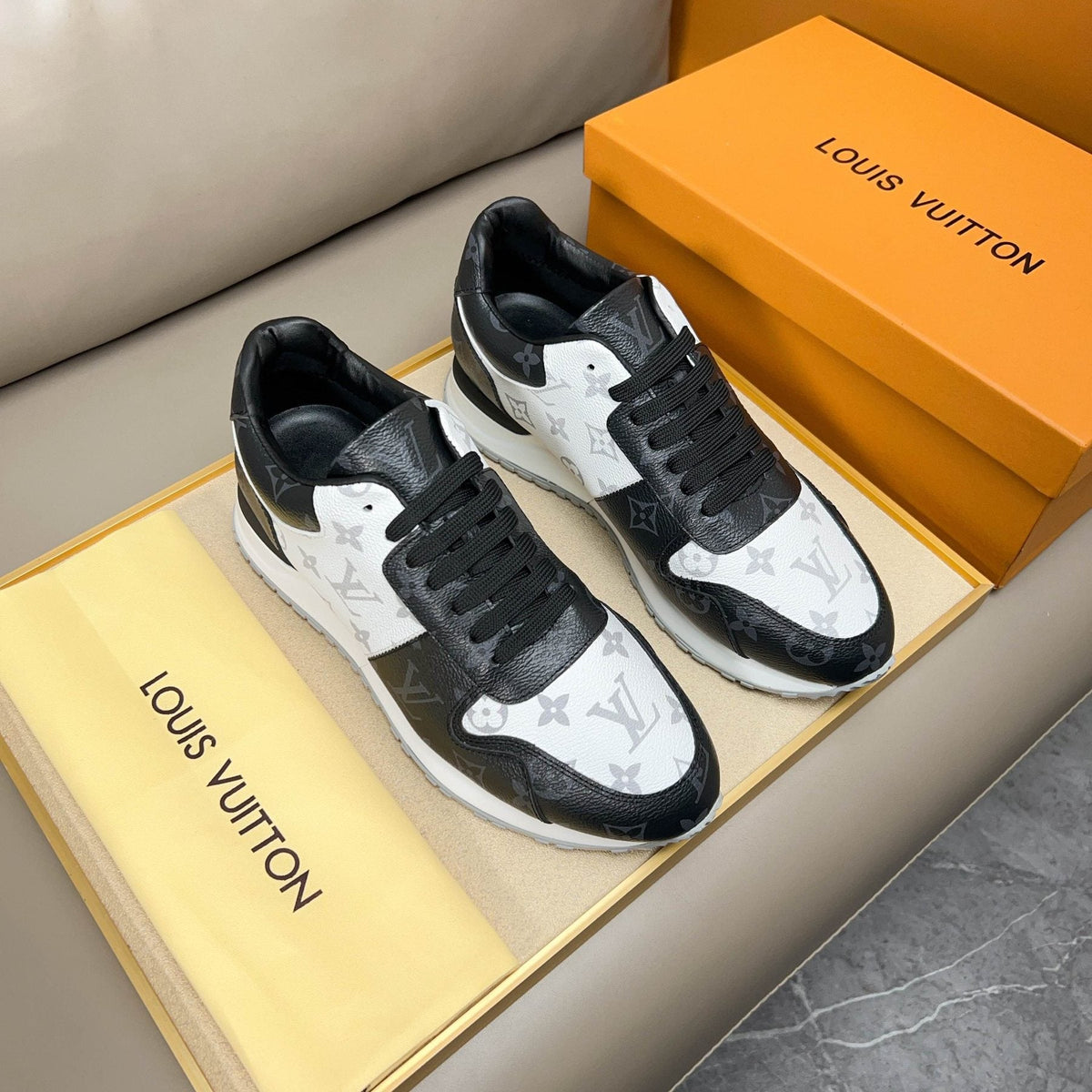 Louis Vuitton Monogram Low-Top Sneakers — front