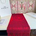 Coach Reversible Fringed Logo Scarf — hero