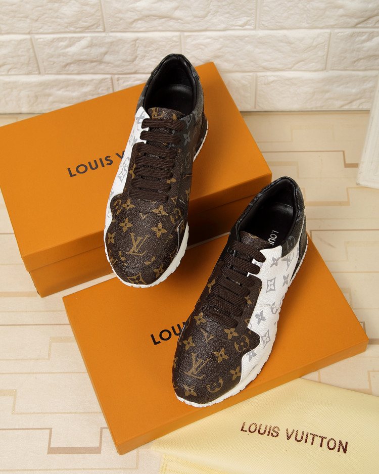 Louis Vuitton Monogram Lace-Up Sneakers — side