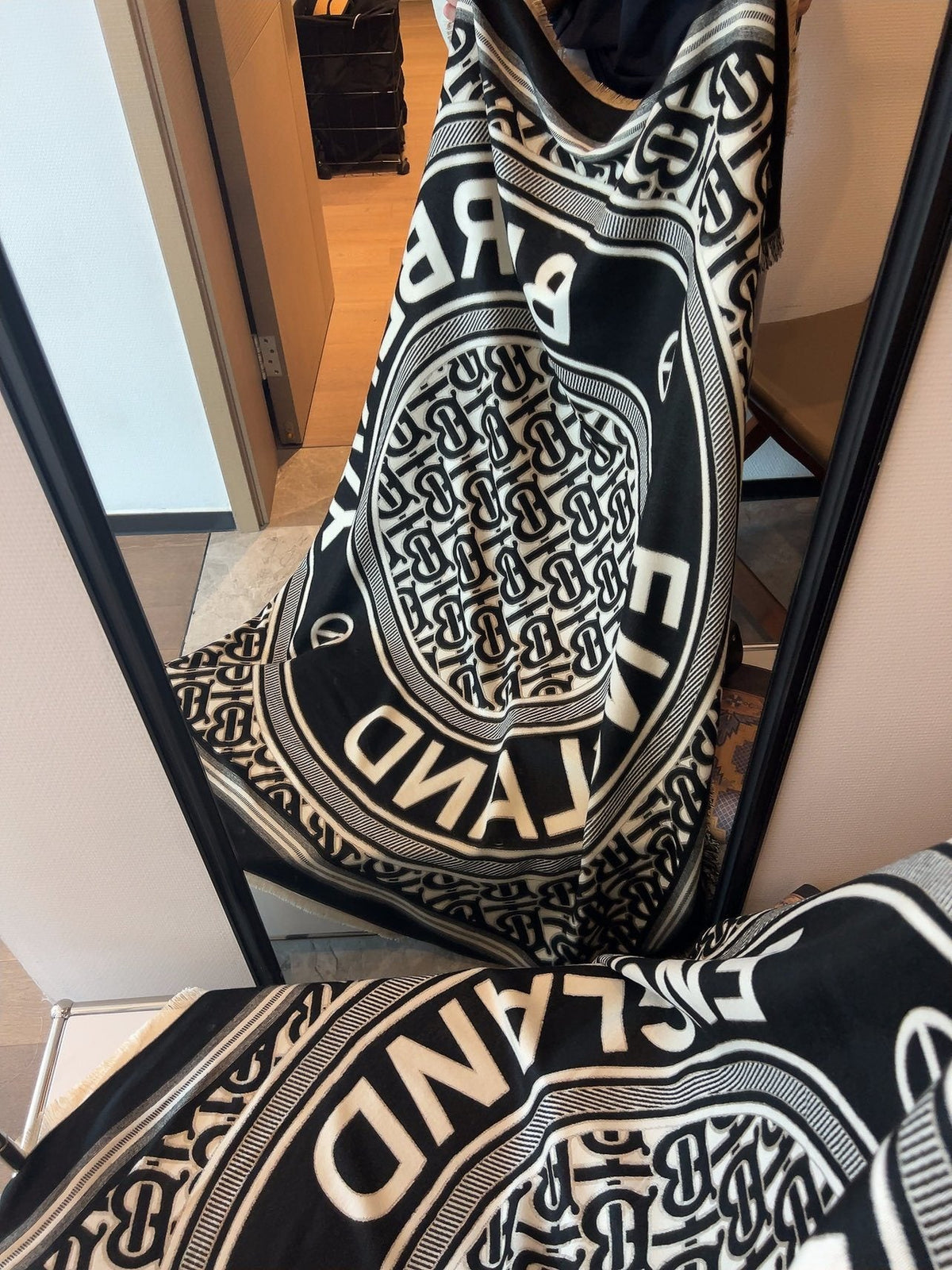 Burberry Graphic Square Scarf — front