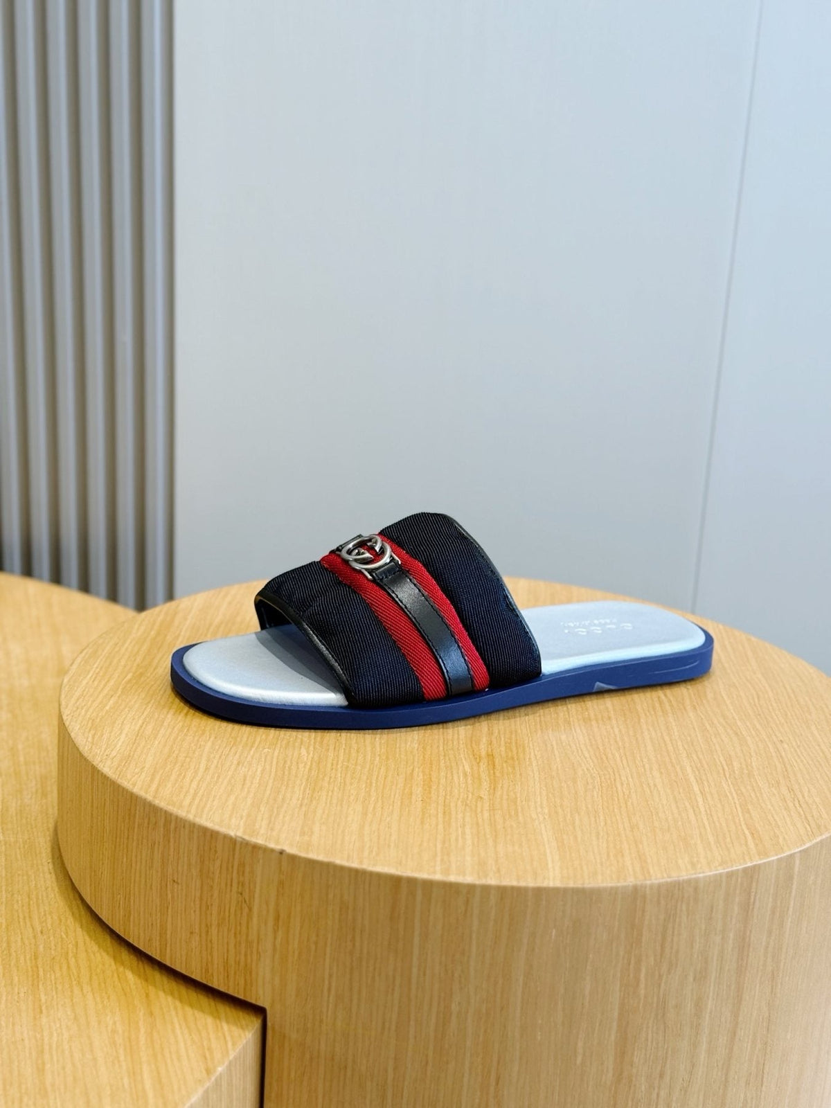 Gucci Interlocking G Slide Sandals — side