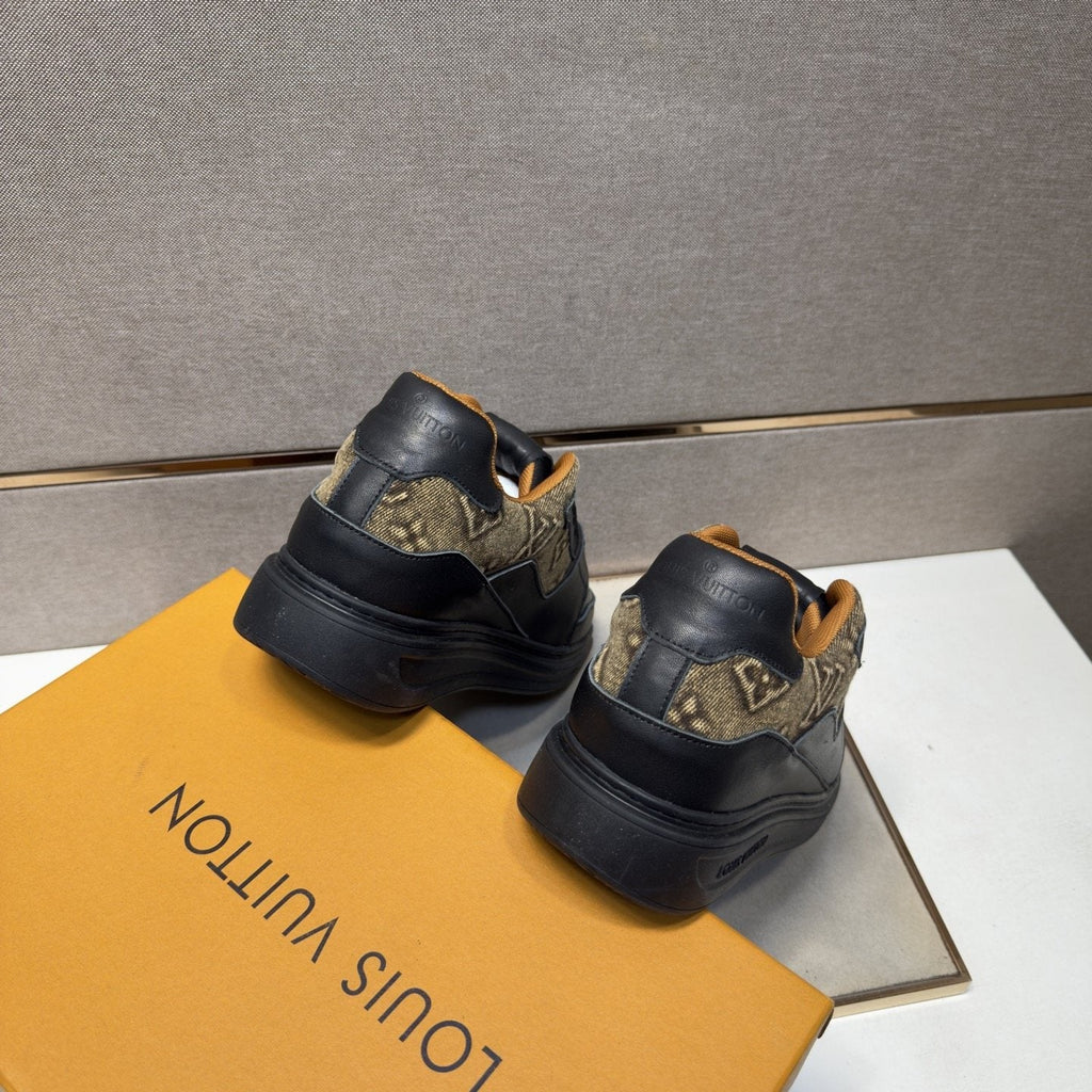 Louis Vuitton Panel Low-Top Sneakers — back