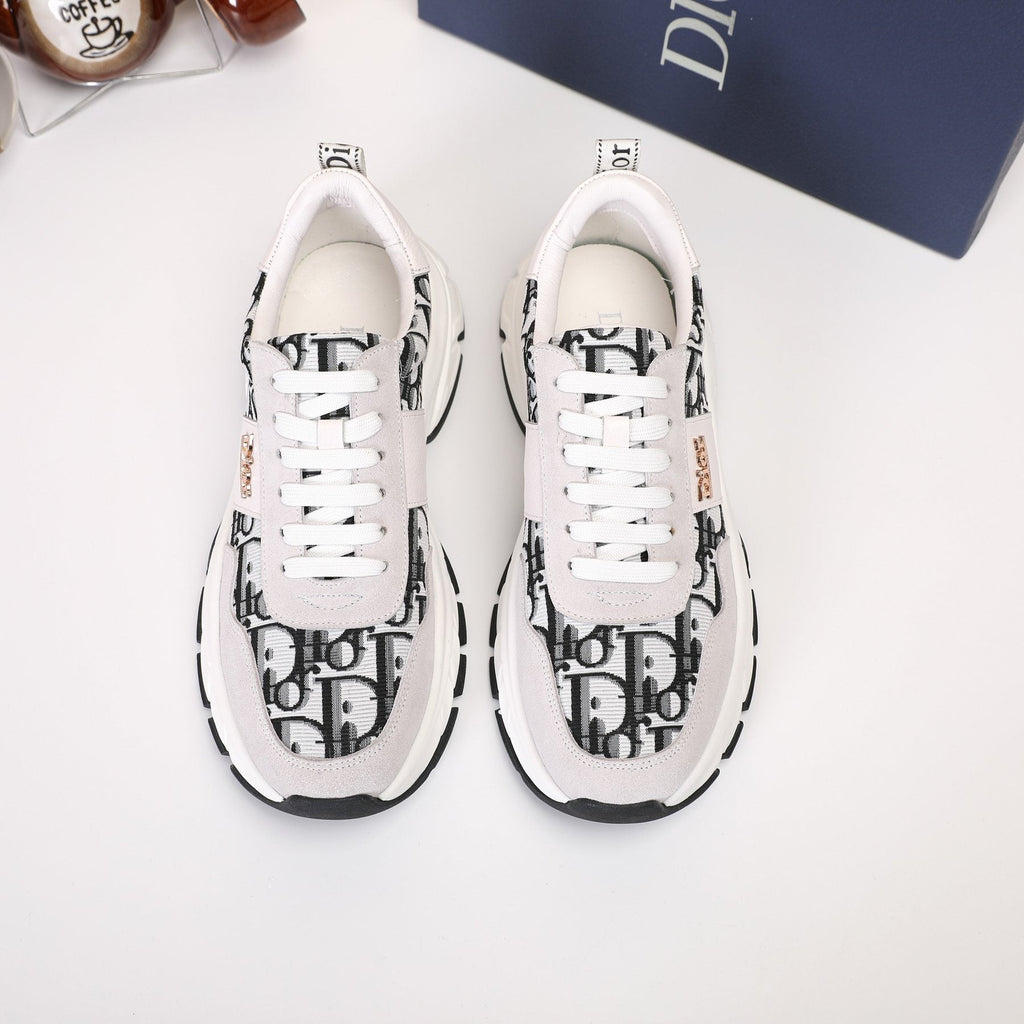 Dior Patterned Low-Top Sneakers — front