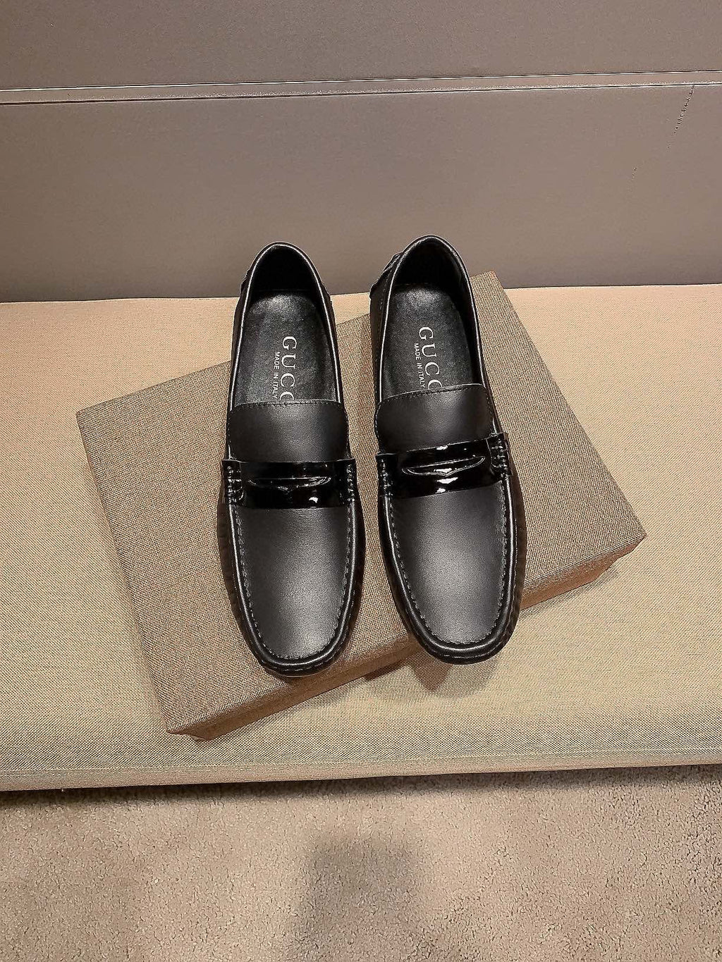 Gucci Black Hardware Loafers — hero