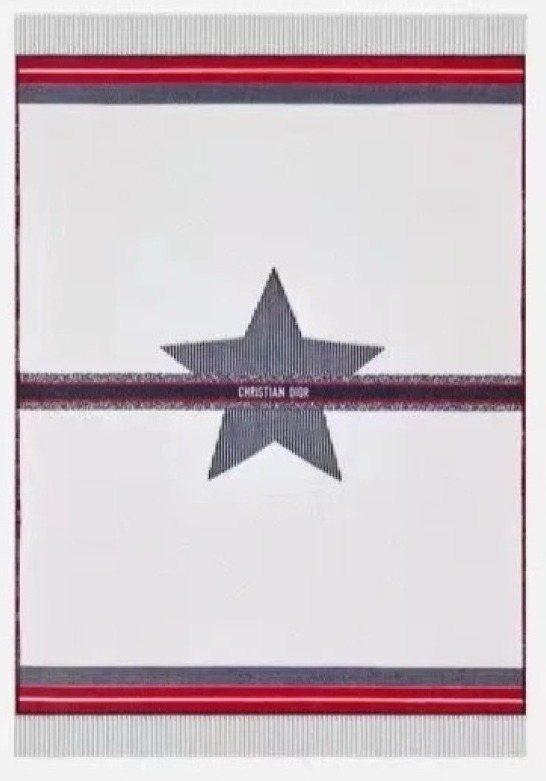 Dior Star Fringed Scarf — hero