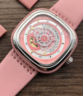SEVENFRIDAY Pink Strap Watch — hero