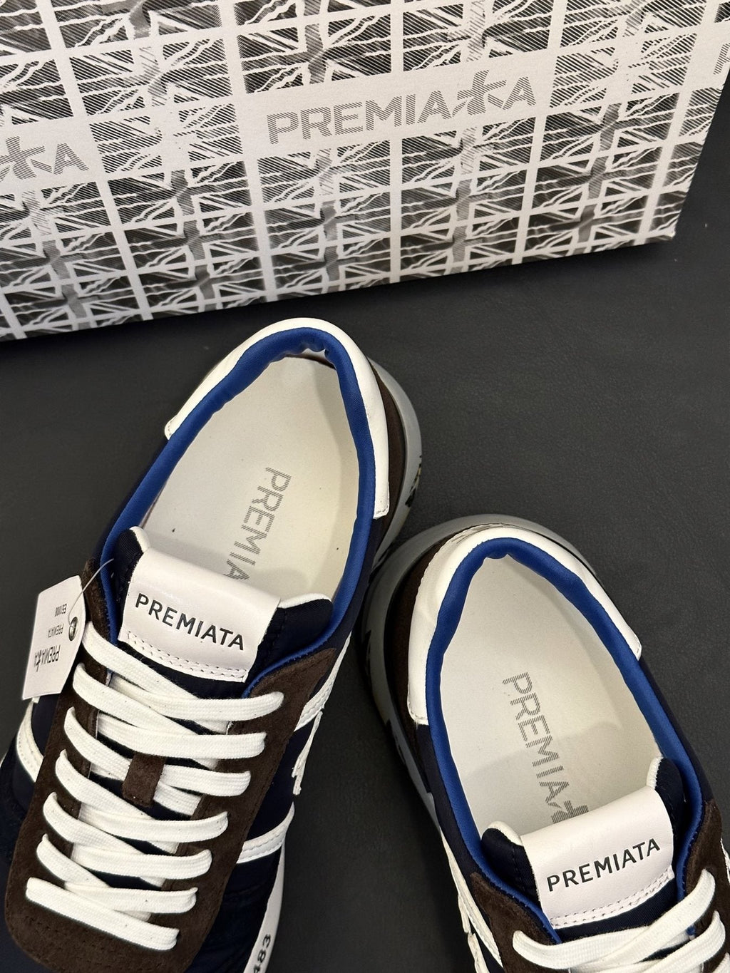 PREMIATA Layered Low-Top Sneakers — front