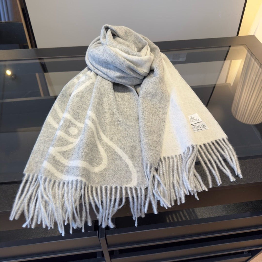 Vivienne Westwood Orb Fringed Scarf — hero
