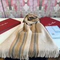 Loro Piana Striped Fringed Scarf — hero