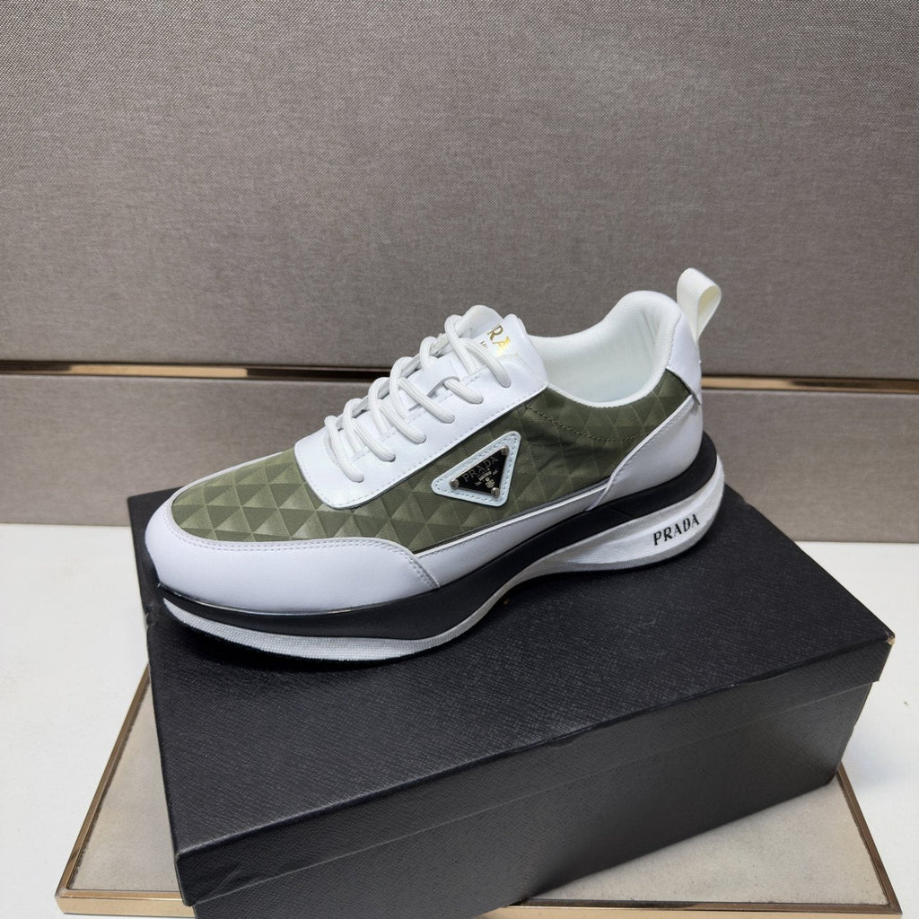 Prada Quilted Panel Sneakers — side