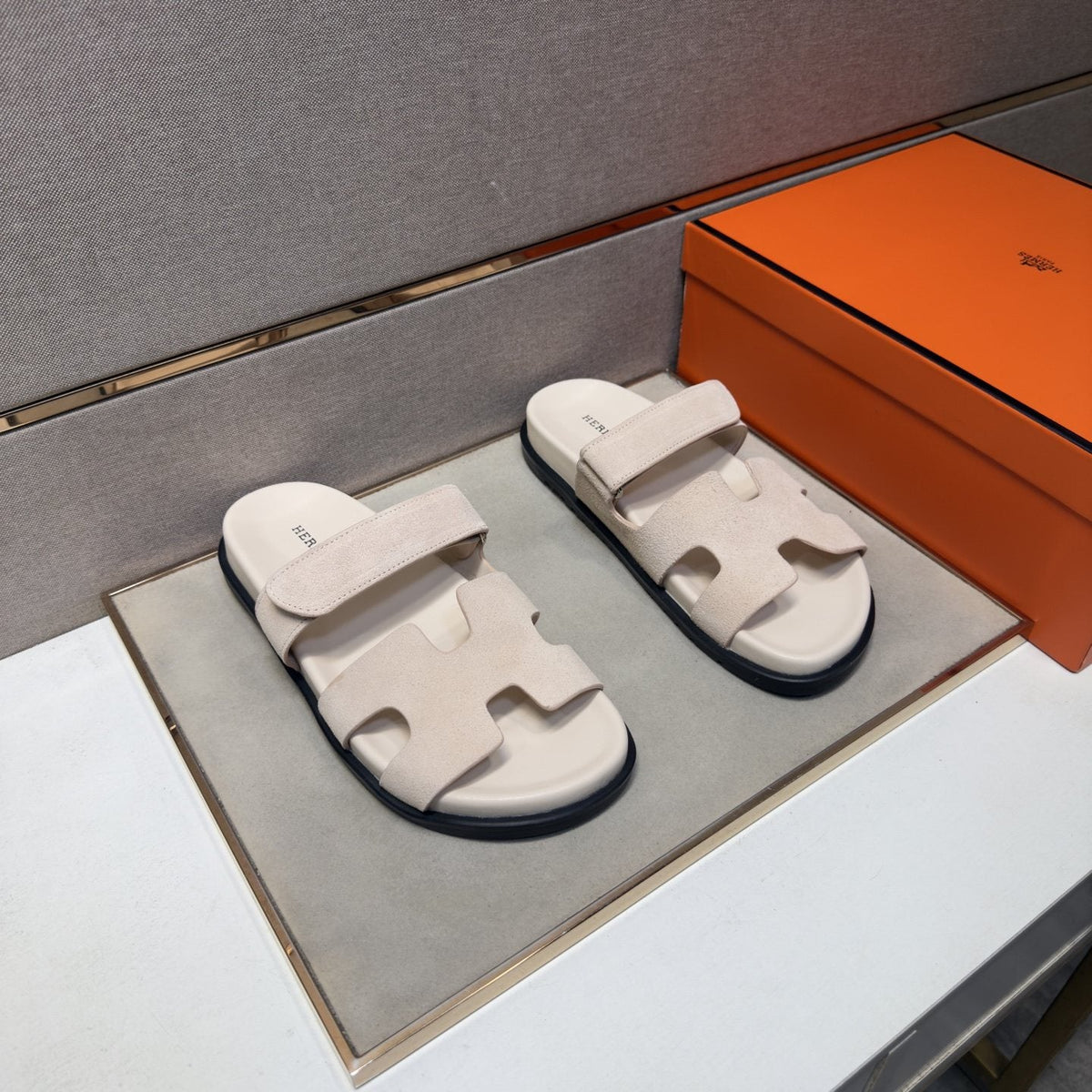 Hermès Cutout Slide Sandals — hero