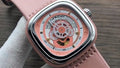 SEVENFRIDAY Pink Strap Watch — front