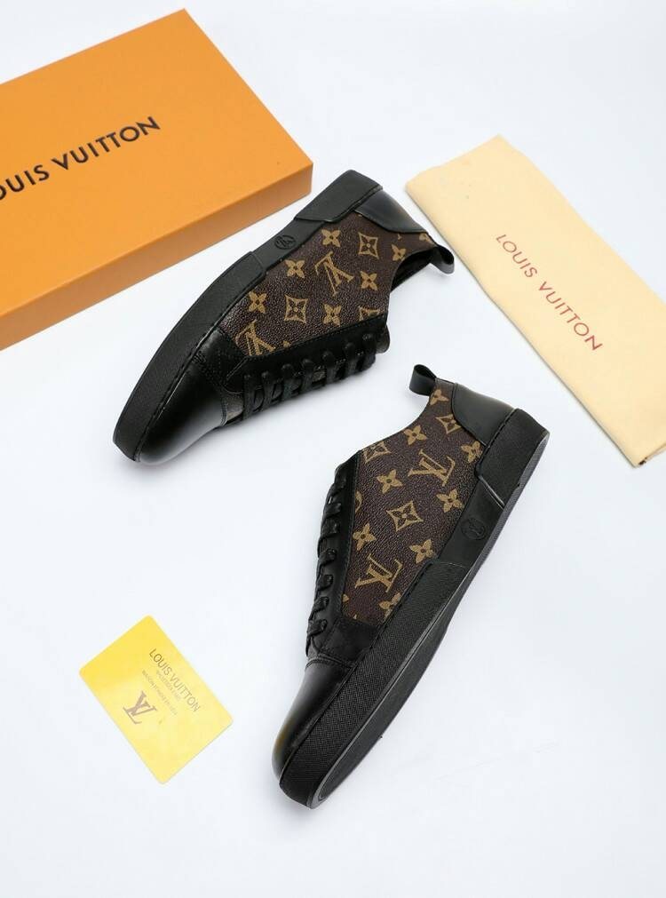 Louis Vuitton Monogram Panel Sneakers — side