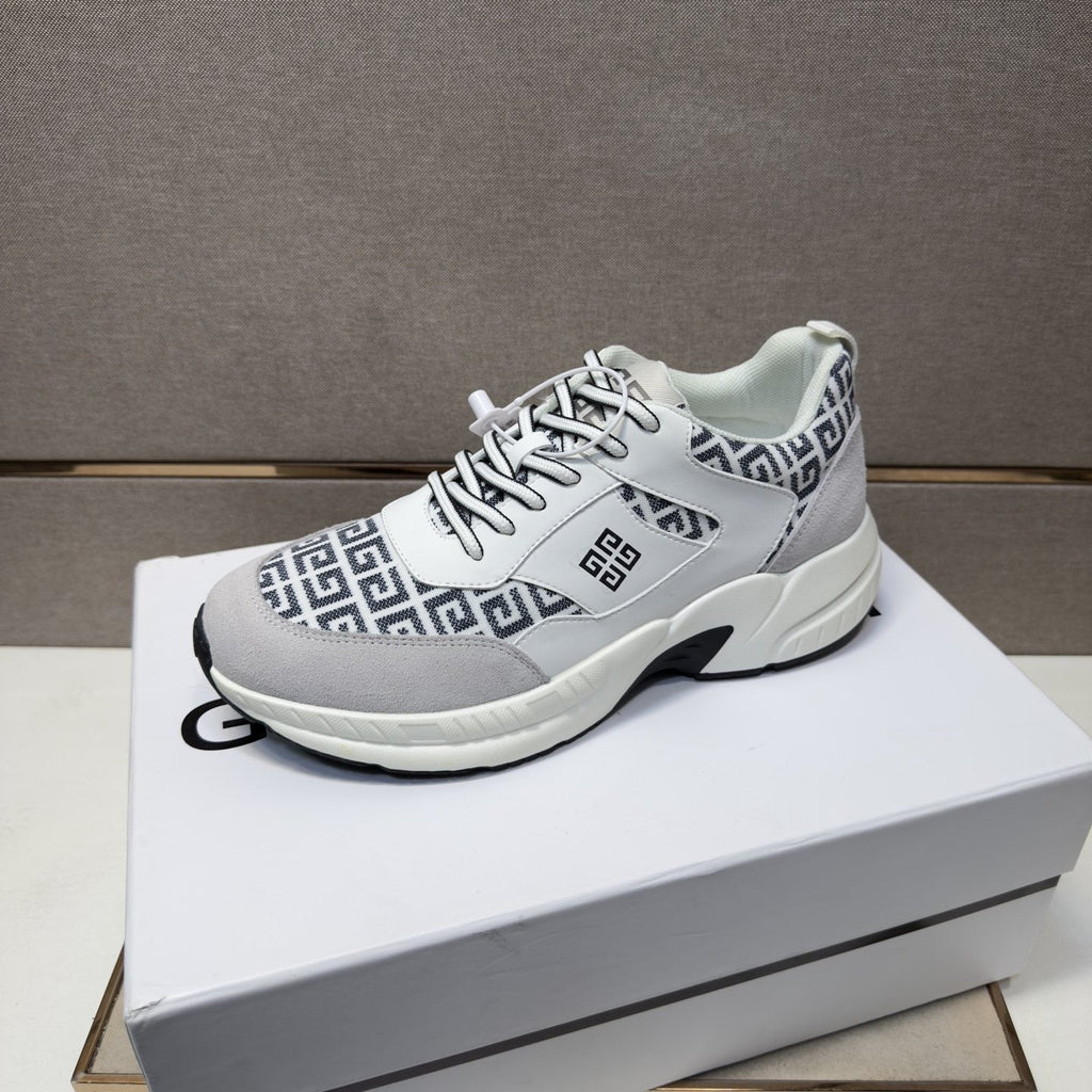 Givenchy Geometric Panel Low-Top Sneakers — side