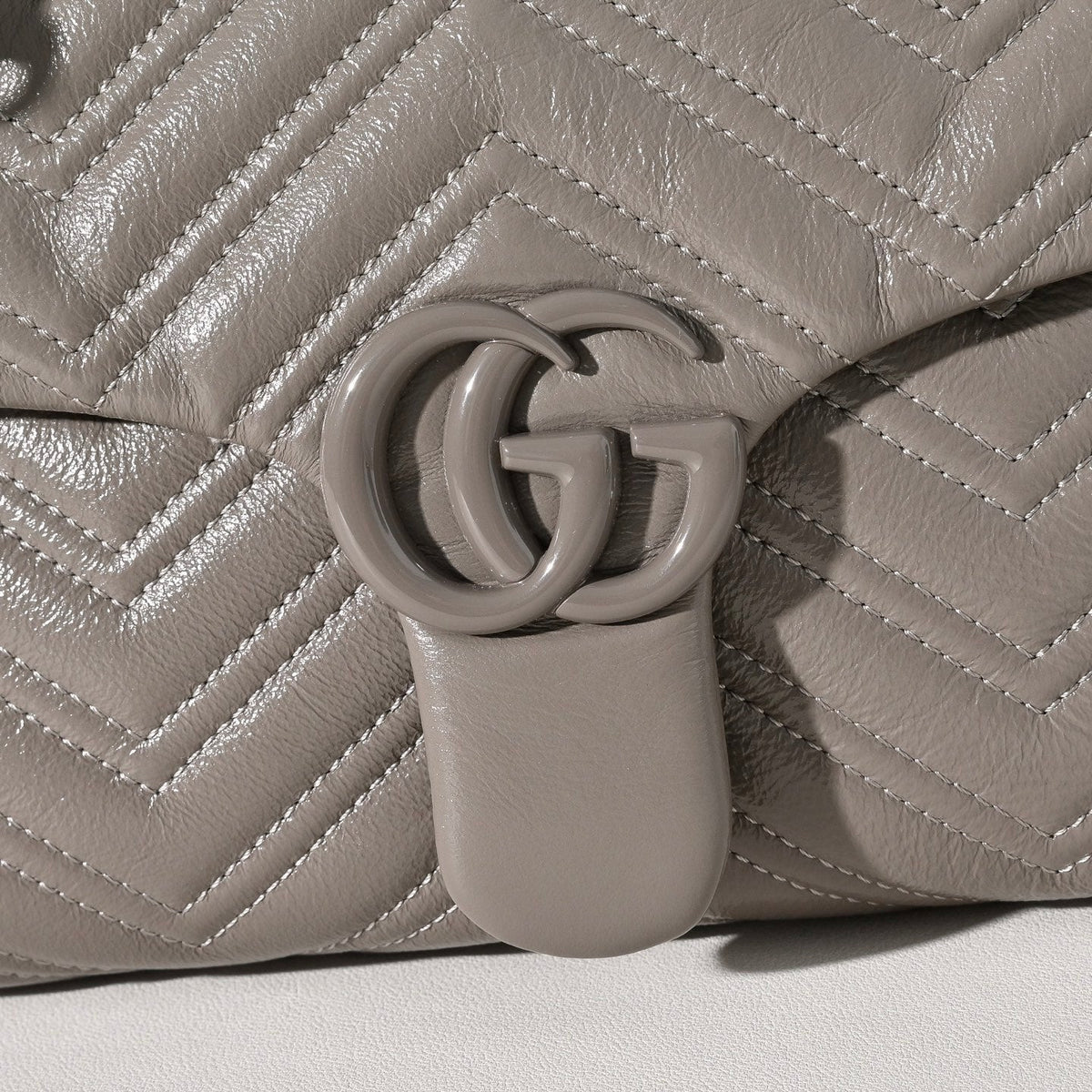 Gucci GG Marmont Pleated Calfskin Shoulder Bag