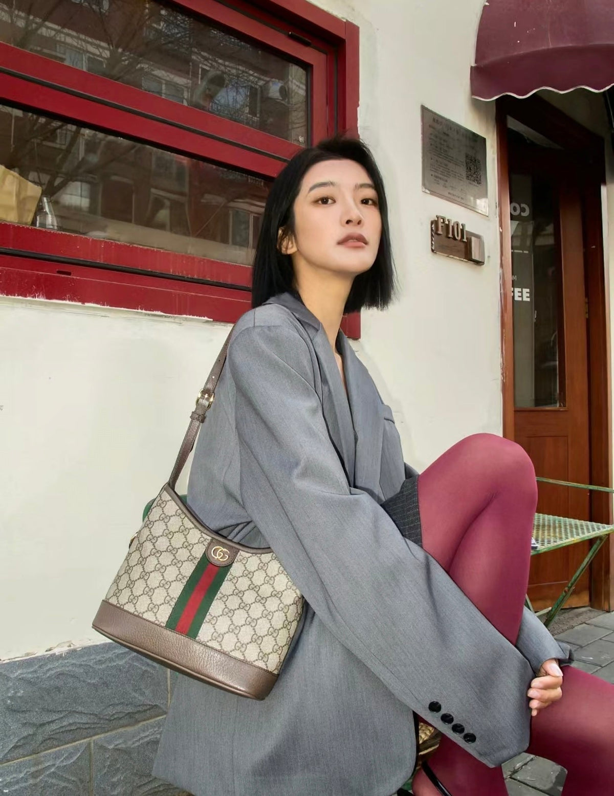 Gucci Ophidia GG Supreme Bucket Bag – 781402